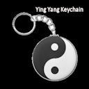 Ying Yang Key Chain